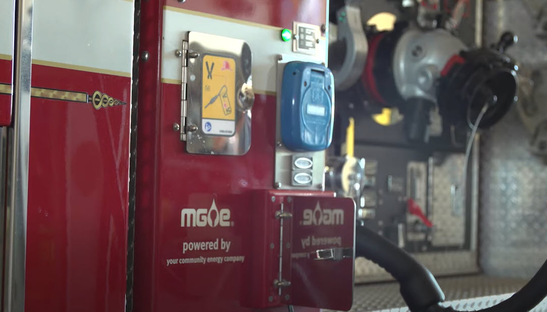 Te presentamos al nuevo camión eléctrico de Departamento de Bomberos de Madison