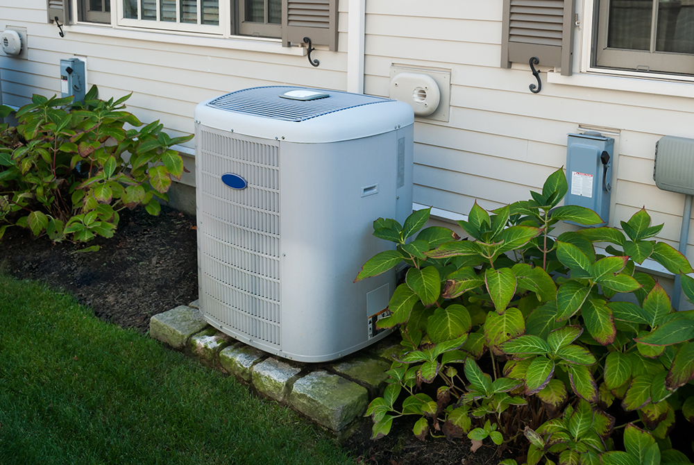 air conditioning unit outside of a home