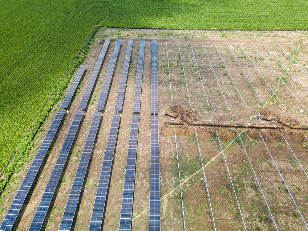 Tyto Solar under construction in Fitchburg, Wis.